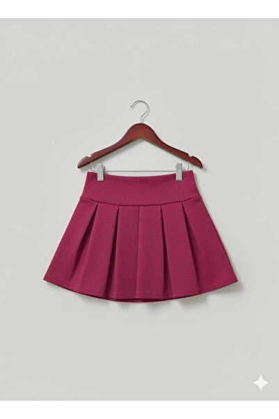 ELONKİDS Girl's Pleated Skirt 4-14 Years