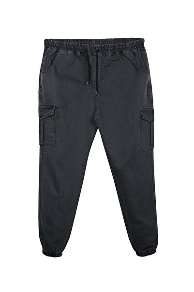 tambattal Winter Plus Size Jogger Jeans with Elasticated Cuffs