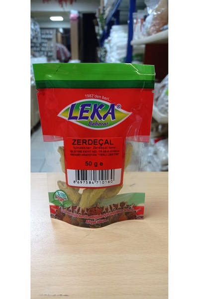leka baharat Doğal Zerdeçal Tane 50 g | Kurutulmuş Saf Zerdeçal Kökü – Katkısız ve Aromatik Baharat