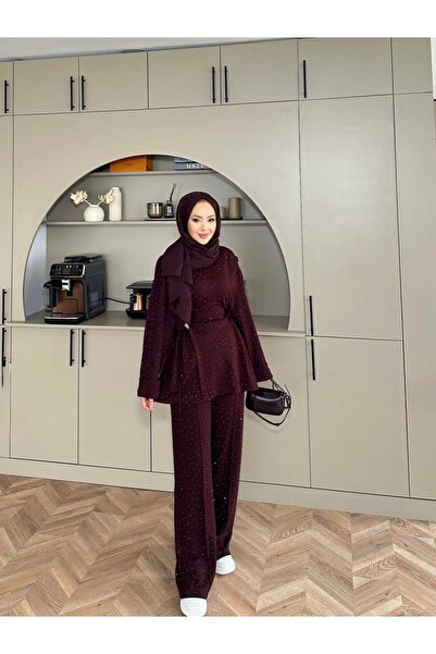 SEVDE BUTİK MOREE TAŞLI İKİLİ TAKIM