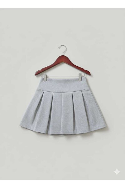 ELONKİDS Girl's Pleated Skirt 4-14 Years