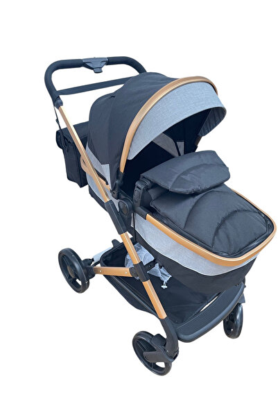 Krista 2 in 1 stroller, convertible pram-sport, 608 Black