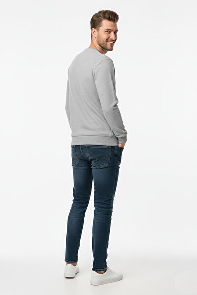 BAGLAN Ανδρικό φούτερ με λαιμόκοψη σελανικό στυλ Regular Fit BGL-ST04870