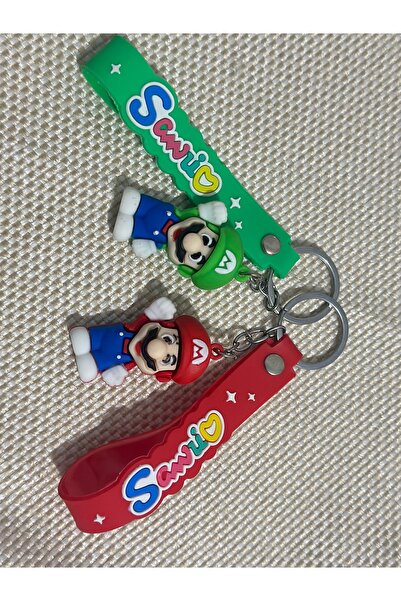 NOİR LUXE Super Mario & Luigi Keychain