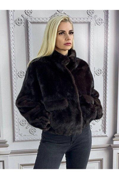MAXORA SHOP Modern jacket with soft and warm eco-fur
