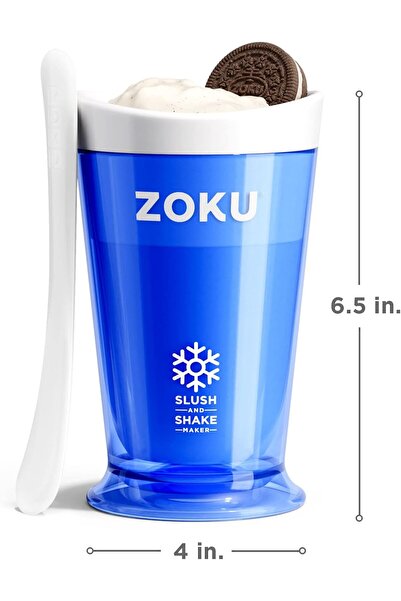 Zoku Original Ice & Milkshake Maker - 1-Pack (Blue/Red/Green)