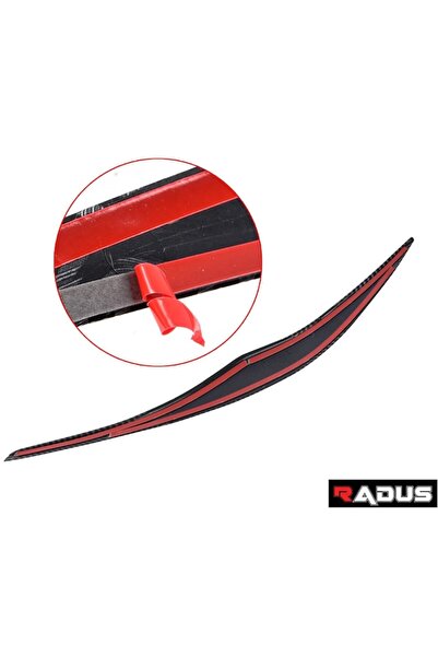 RADUS Headlight covers for BMW 3 Series E90 E91, glossy black, 100% new, piano black, set of 2 pieces