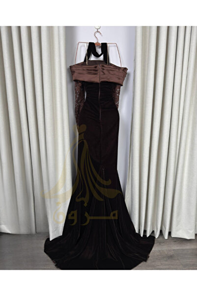 Mazoon Fashion Velvet Mermaid Evening Dress