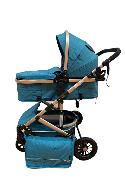 L-Sun 2 in 1 Stroller, reversible, with suspensions, T7 dark green