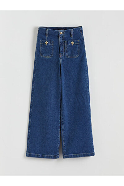 LC Waikiki Pantaloni Jean de damă Wideleg