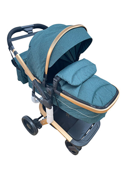 Krista 2 in 1 reversible handle reversible trolley, convertible, 518 Green