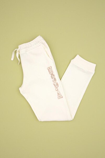 U.S. Polo Assn. Girl's Sequin Embroidered Jogger Sweatpants Teksporpu-787.9