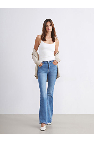 LC Waikiki Flare Kadın Jean Pantolon