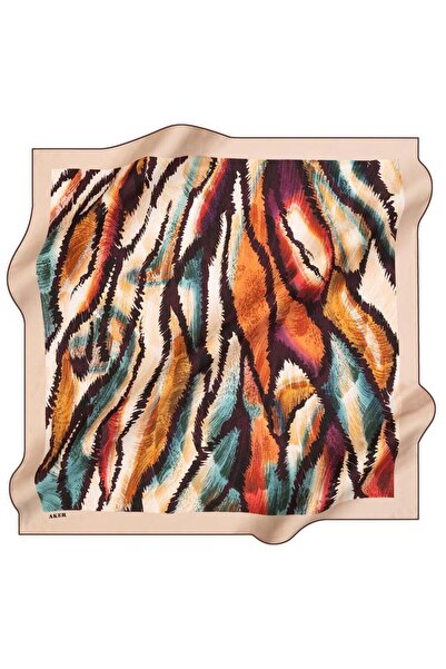 Aker وشاح حرير نوستالجي سيرا 8128-342