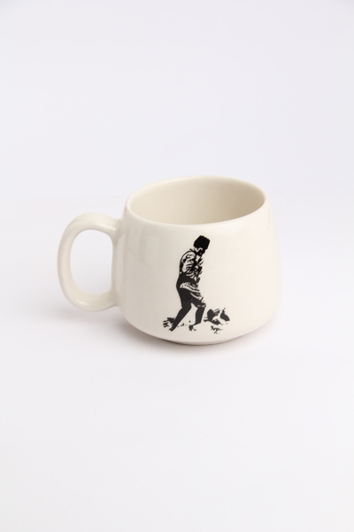 Gezdikçe Bilelim Ataturk Themed -2 Handmade Double Mug, Ceramic Mug, Mug, Cup, Handmade