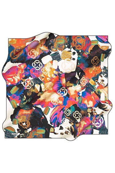 Aker وشاح حرير نوستالجي تيفيل 8144-912