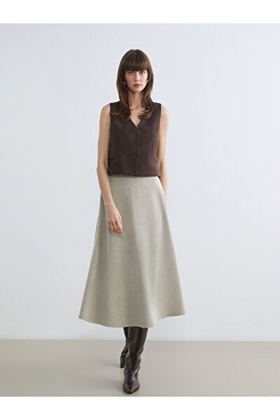 LC Waikiki Lcw Vision Elastic Waist A-Line Skirt