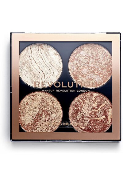MAKEUP REVOLUTION Cheek Kit 'Don't Hold Back' - Shimmer (Bronze)