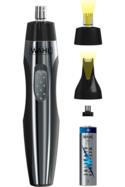 Wahl Deluxe 2-in-1 Nose, Ear & Eyebrow Trimmer with LED Light - Model 5546-216