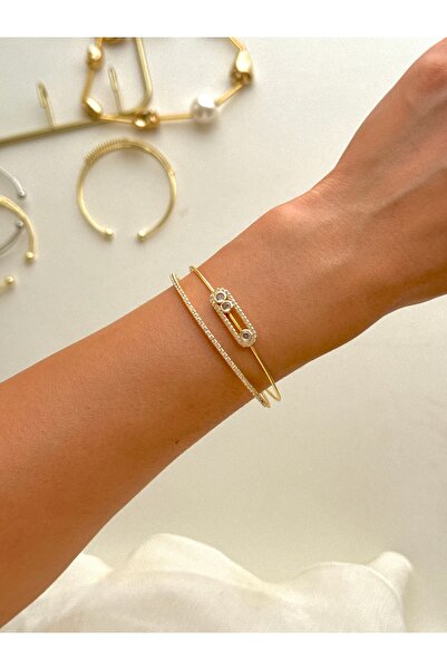 YOUES JEWELRY مشبك قابل للتعديل بتصميم أميرة الفولاذ بأسلوب بسيط