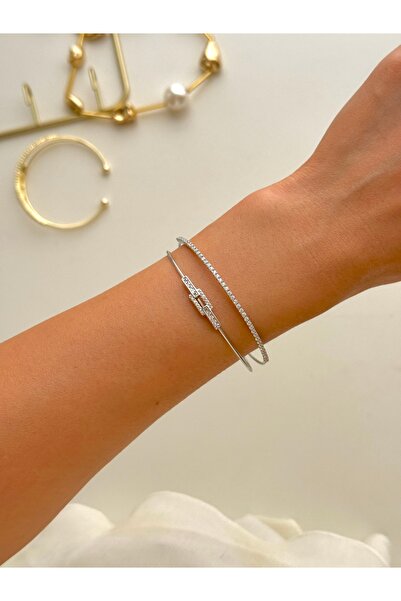 YOUES JEWELRY ÇELİK PRENSES MODEL MİNİMALİST AYARLANABİLİR KELEPÇE