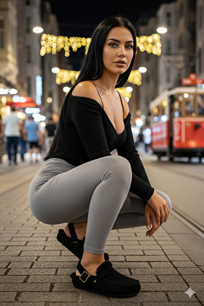 Manijero Premium Alba Series Cured Genuine Leather Soft Footbed Closed Front Sandals Slippers Black