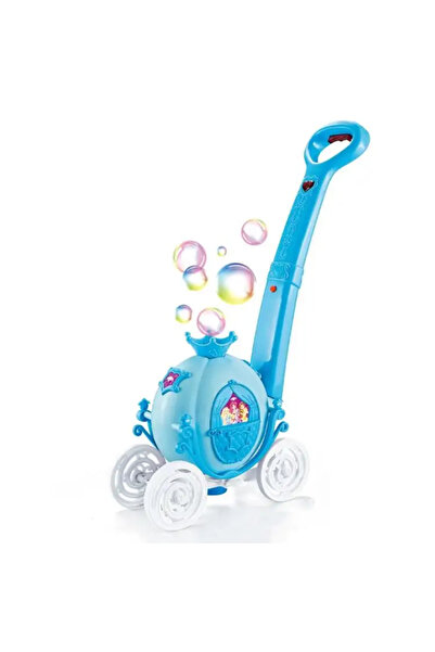LUDIRO Story Carriage with Light, Music and Push Handles, Soap Bubbles, Blue, + 3 Years