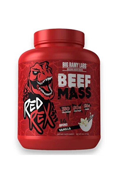 BIG RAMY LABS Red Rex Beef Mass, Vanilla Flavour, 6 LB