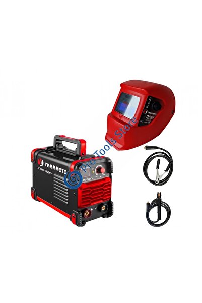 yamamoto YMS-320 Inverter Welding Machine, MMA, 320A + Heliomata Welding Mask