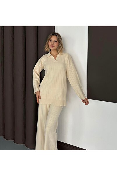 neşem butik Polo yaka triko takım