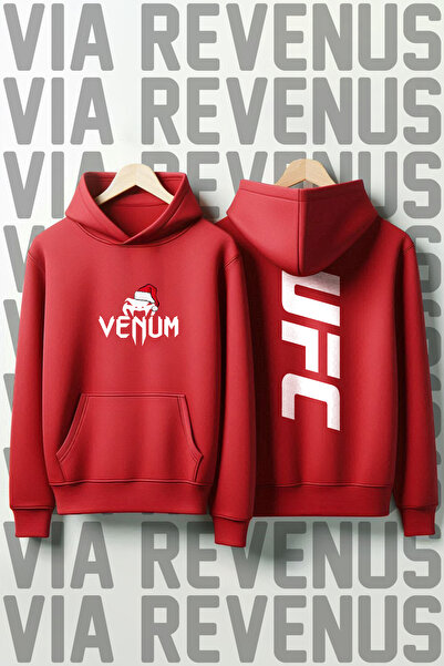 Vordevia Ufc New Year's Eve Printed 100% Cotton Premium Quality Hooded Sweatshirt