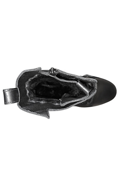 OEM Women's Leather Fur-Lined Boots - Army Black