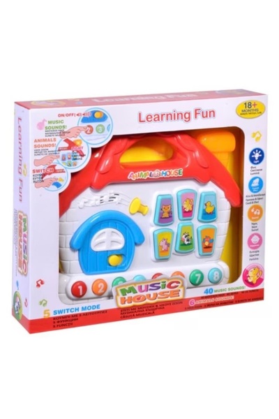 OEM Jucarie casuta interactiva, 40 sunete, pentru copii cu varsta de peste 18...