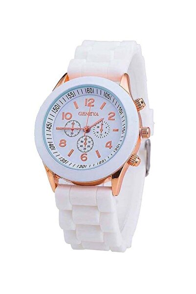 Geneva Women's Water Resistant Silicone Analog Watch ZLF35-8