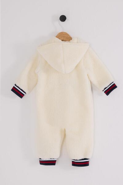 U.S. Polo Assn. Baby Boy Welsoft Romper, Zippered Romper, Hooded Romper, Super Soft Fabric