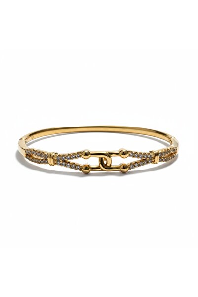 YUSSO ACCESSSORY Kadın Paslanmaz Ayarlanabilir Kelepçe 316L Kararmayan