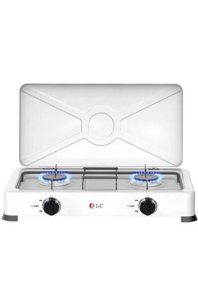 DLC Dual Burner Gas Stove for Home/Camping