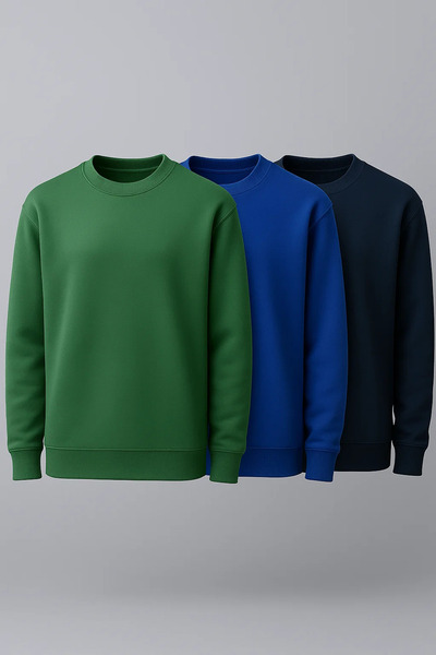 COMBİNE MİCHAİL Women's Premium Casual Winter 3-Piece Sweatshirt