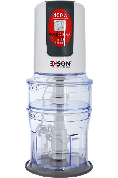 Edison Electric Onion Chopper, 0.5L, 400W - White