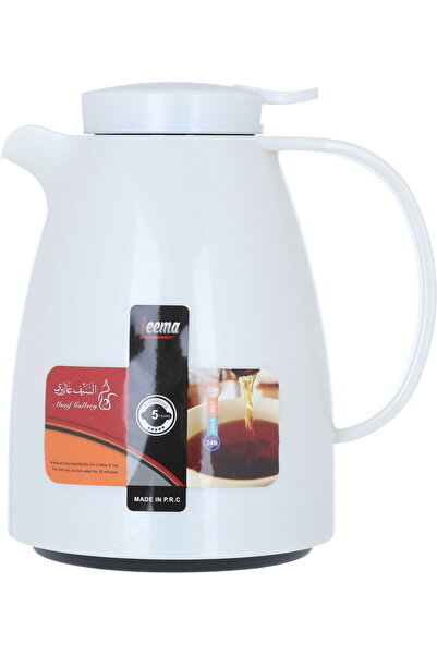 Generic ترمس ليما من معرض السيف، سعة 0.35 لتر، مزود بضاغط، وعاء داخلي من الزج...