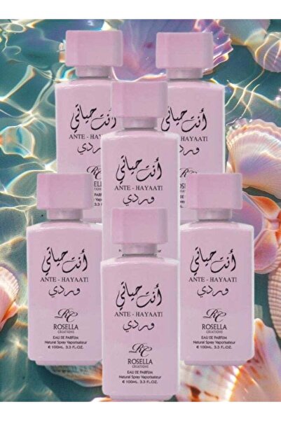 ROSELLA 6 Pieces Ante Hayaati Wardi Perfume 100ML