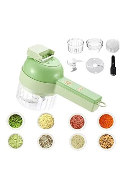 DLC 4 In 1 Handheld Electric Vegetable Cutter Set 70 W - Green