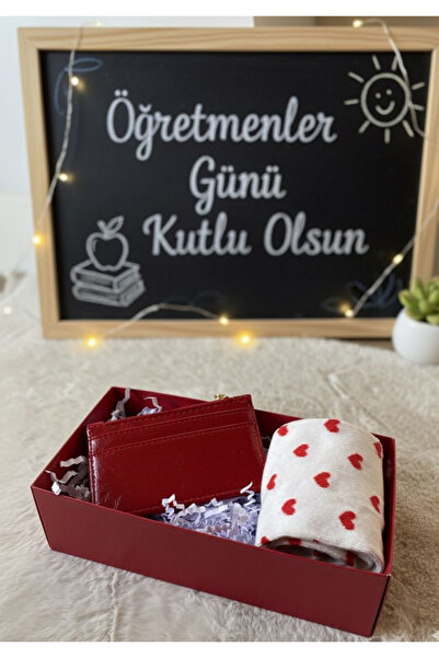 ÇANTA Cat Bag Öğretmenler Günü Hediyesi Cüzdan Çorap seti