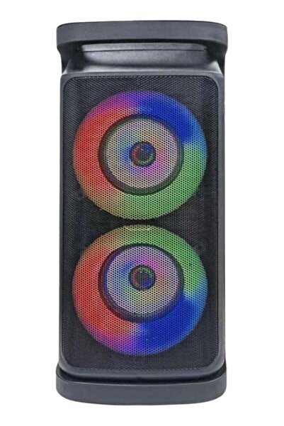 DLC مكبر صوت حفلات محمول مزود بخاصية البلوتوث وبطارية قابلة لإعادة الشحن وأضو...