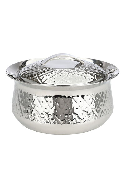 Generic Steel Maxima Food Container, 2.5 Liter - Silver