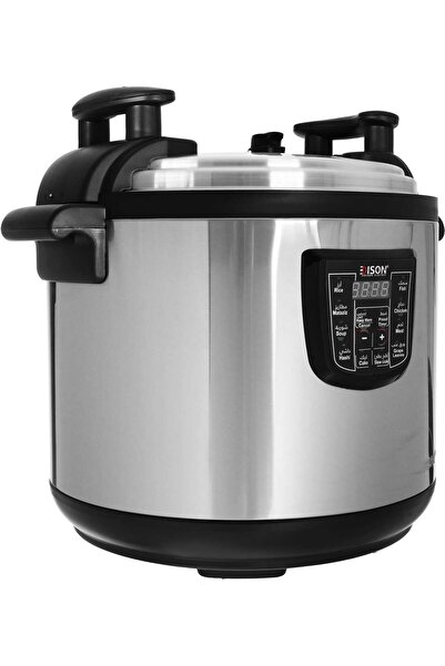 Edison Electric Pressure Pot, Tefal Inner Pot, 2700 W, 33L, 8 Cooking Functions, GTD35-350 - Silver