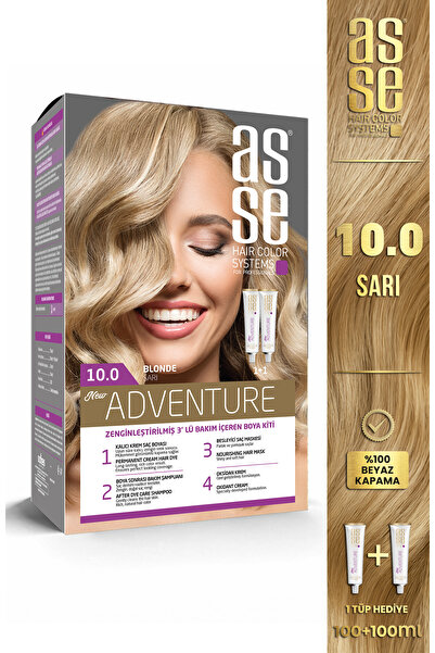 asse Adventure Set Saç Boyası No:10.0 Sarı