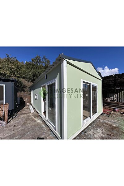 simgesan konteyner Simgesan 4x8 Üçgen Çatılı Konteyner Ev | Şık, İzolasyonlu ...