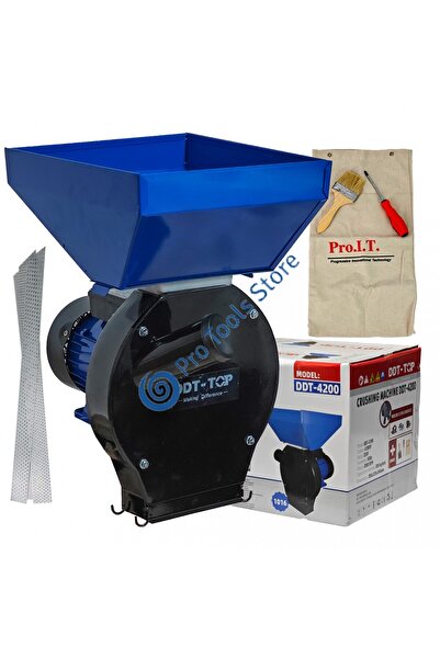 pro tools store romania Electric grain and corn mill (2-in-1), DDT-TOP Large Hopper, 4.2 kW, 3000 rpm