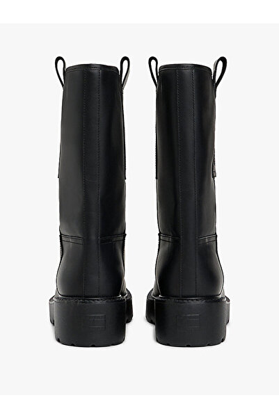 Tommy Hilfiger Leather Cleat Mid Boots